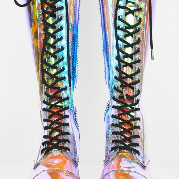 Dolls Kill Shoes New Current Mood Size5 Renegade Boot Dollskill